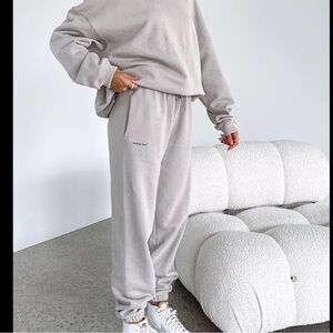 White Fox Not An Issue Sweatpants - Mushroom